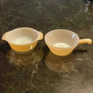 FIRE KING Peach Luster